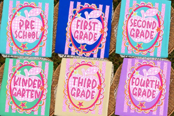 Download Preppy Teacher Apple Png Bundle - Teacher apple png Collection